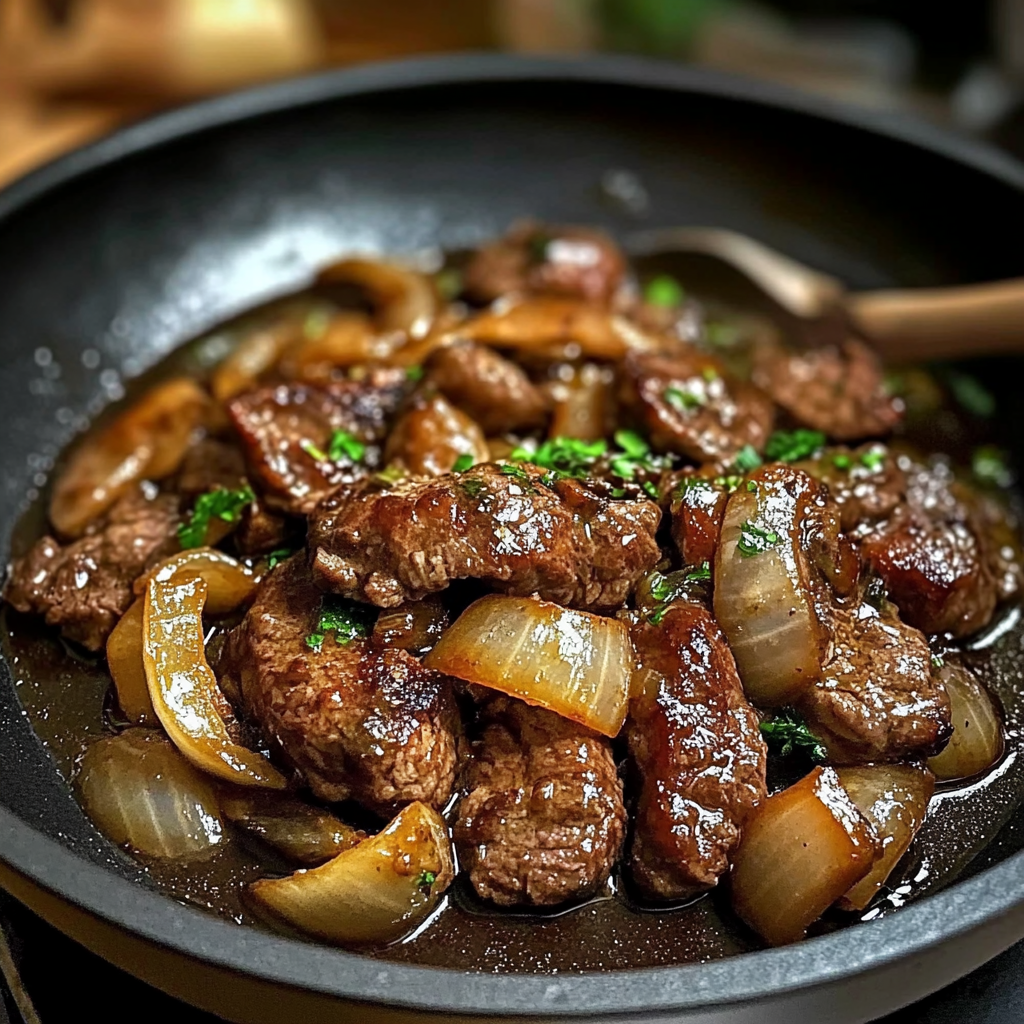 Bœuf Sauté aux Oignons
