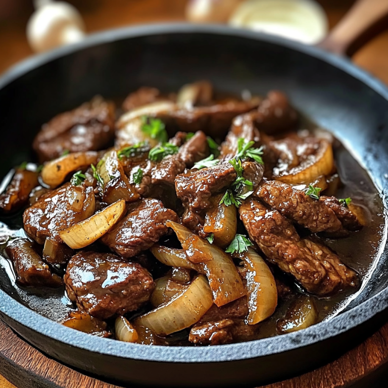 Bœuf Sauté aux Oignons