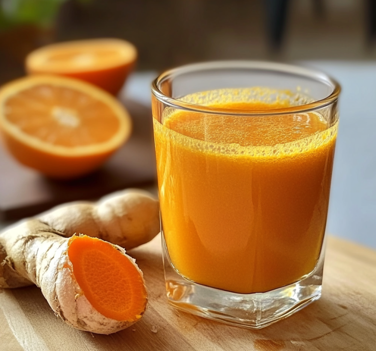 Jus de Carotte à l’Orange, au Curcuma et au Gingembre