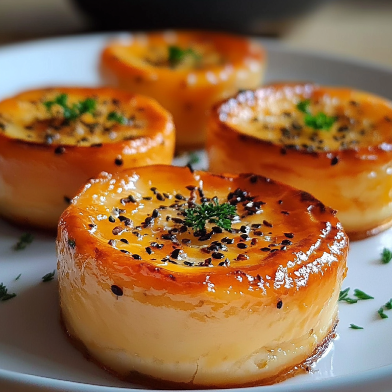 Petits flans poireaux-saumon