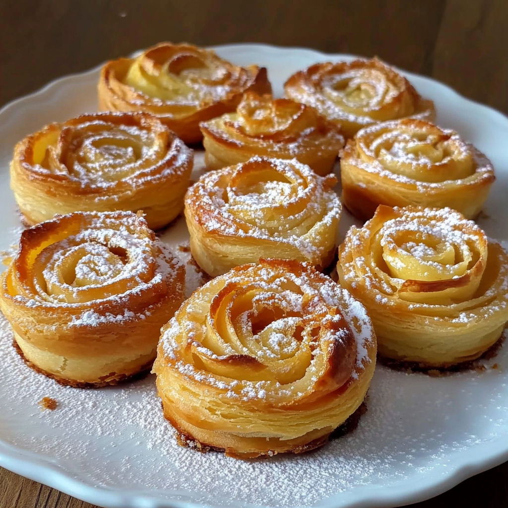 Roulés feuilletés aux pommes