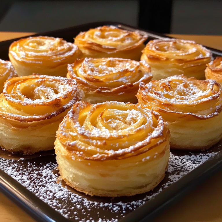 Roulés feuilletés aux pommes