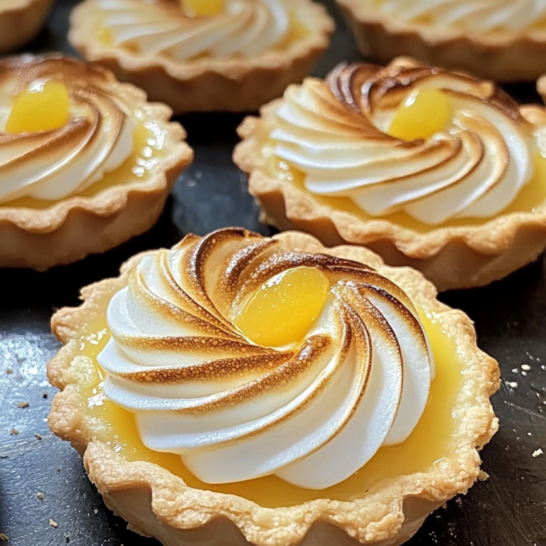 Tartelettes au citron meringuées