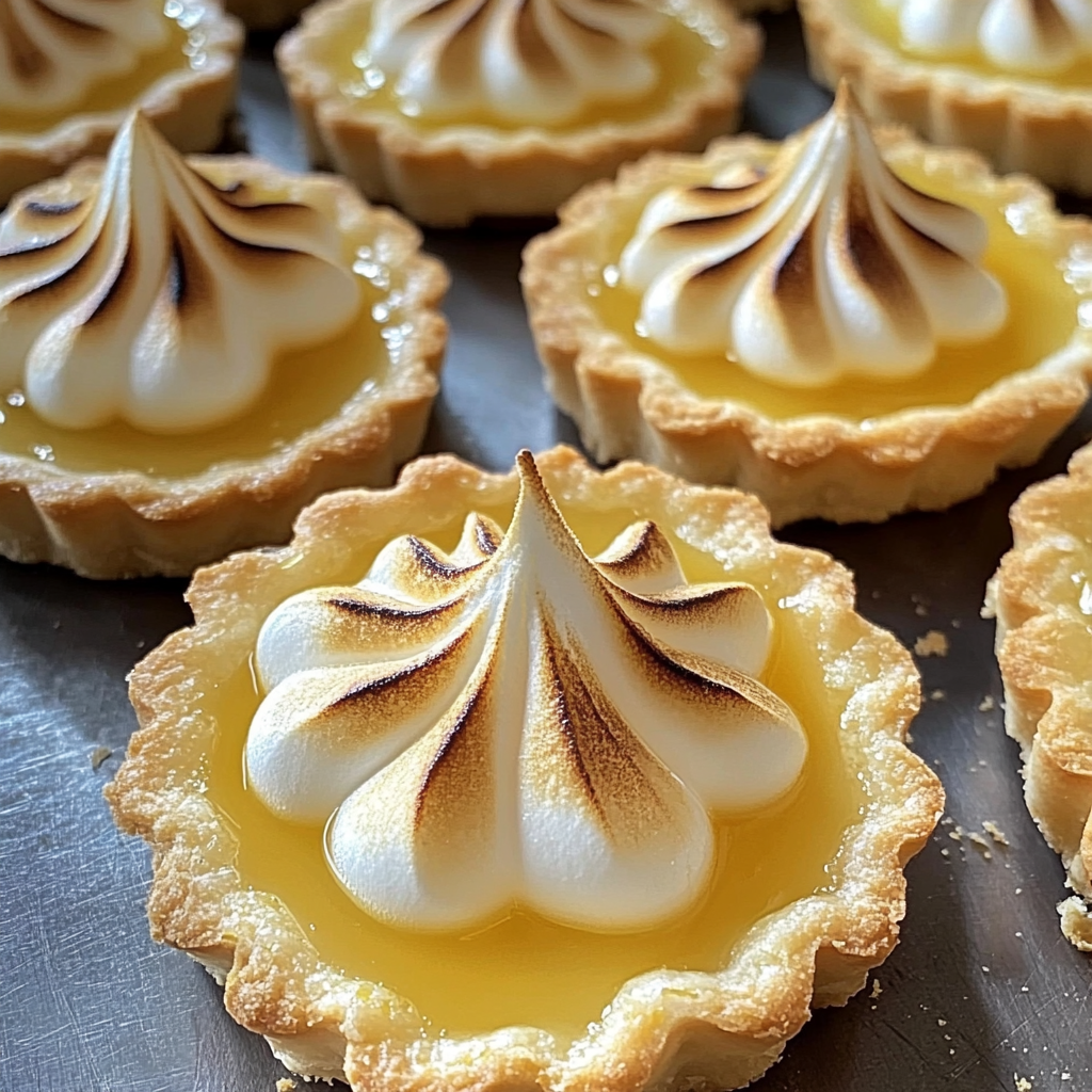 Tartelettes au citron meringuées