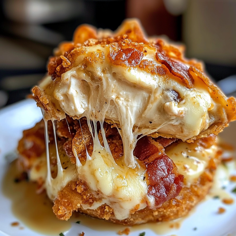 Poulet au Fromage à la Crème et Bacon, en Croûte de Doritos