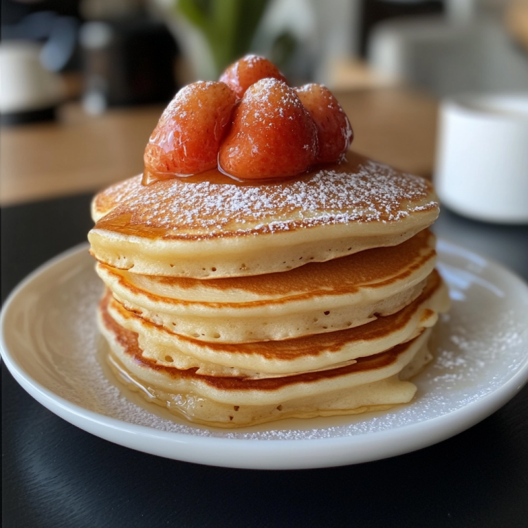 Pancakes au sucre vanillé