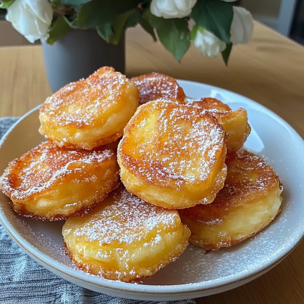 Beignets de Pommes à la Poêle Sans Friture