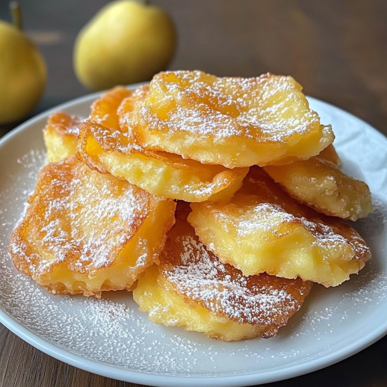 Beignets de Pommes à la Poêle Sans Friture