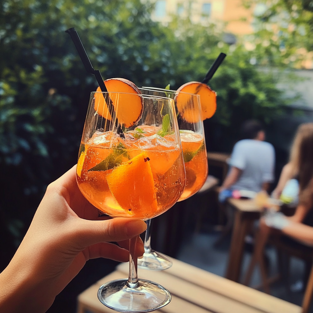 Spritz à la pêche