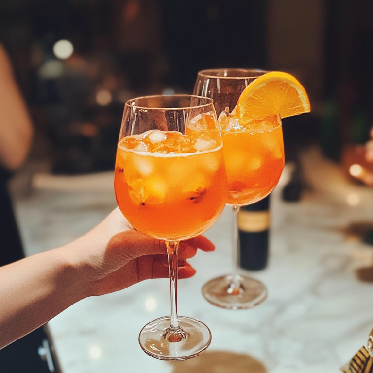 Spritz à la pêche