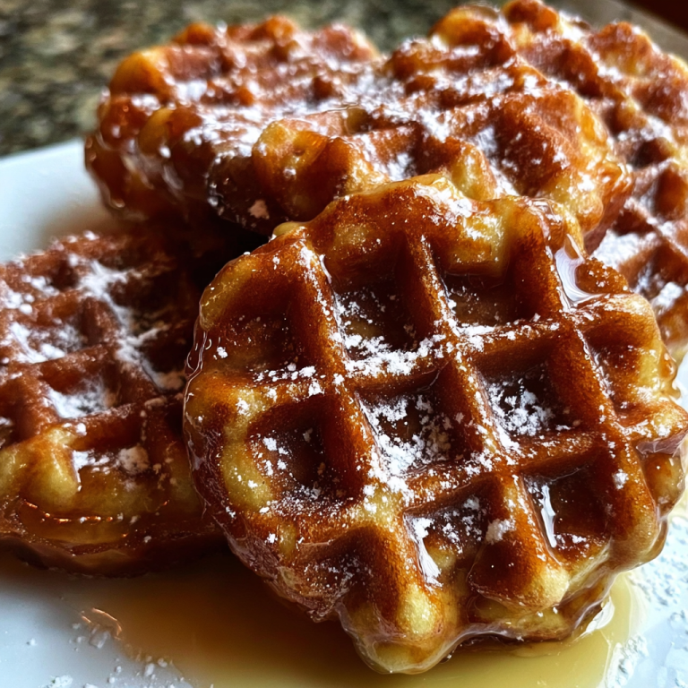 Apple Fritter Waffle Donuts