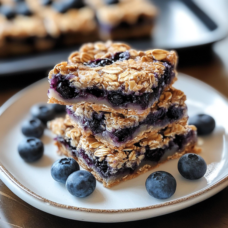 Blueberry Oatmeal Breakfast Bars
