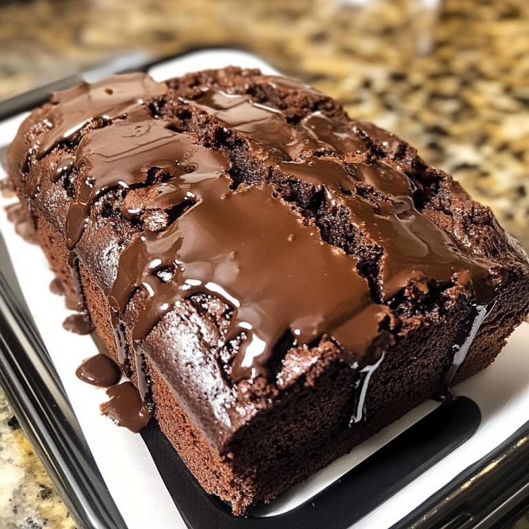 Hot Fudge Brownie Bread Recipe