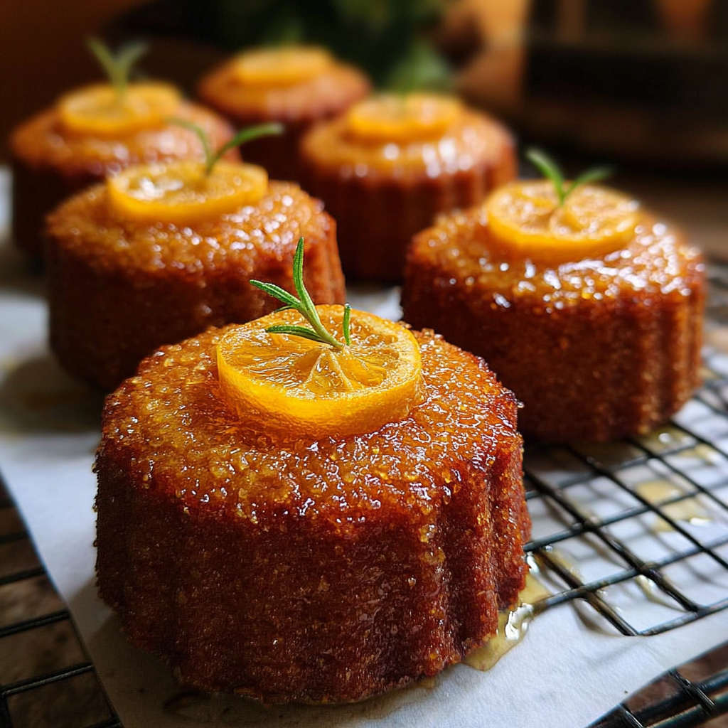 Orange Ginger Honey Cakes