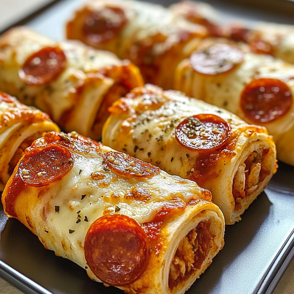 Pepperoni Pizza Roll-Ups