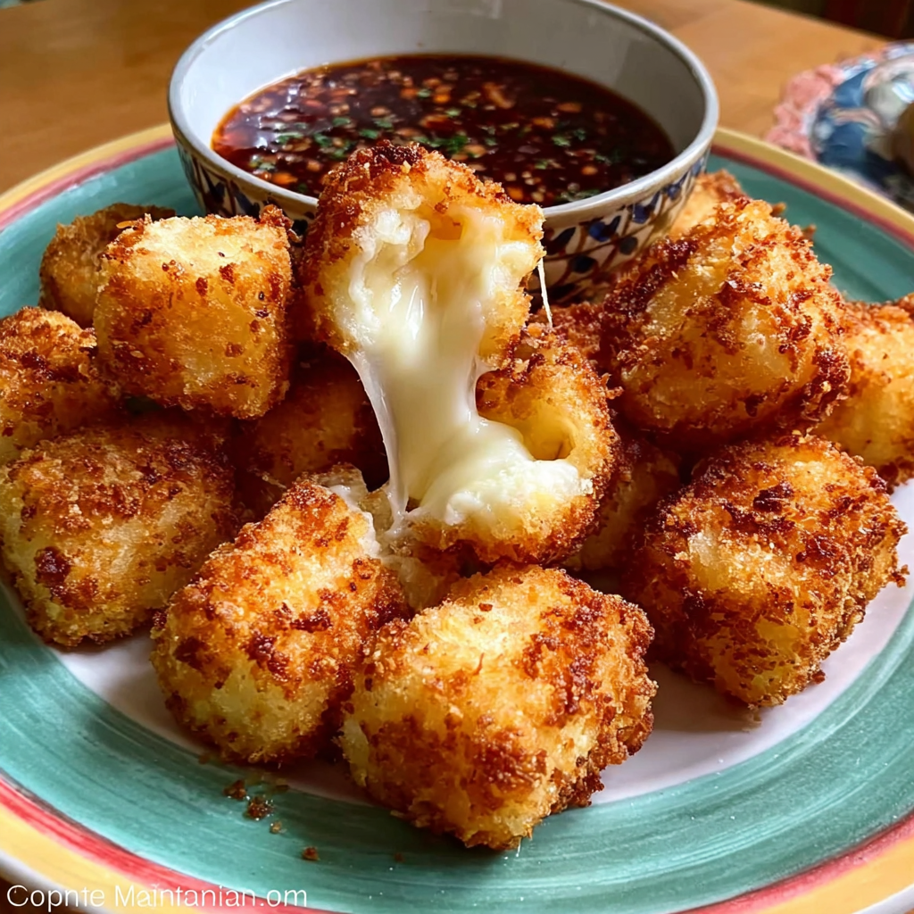 Easy Fried String Cheese Bites