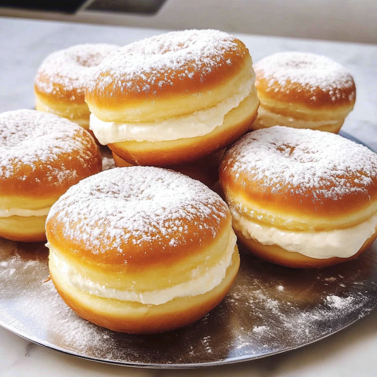 Cream-Filled Doughnuts