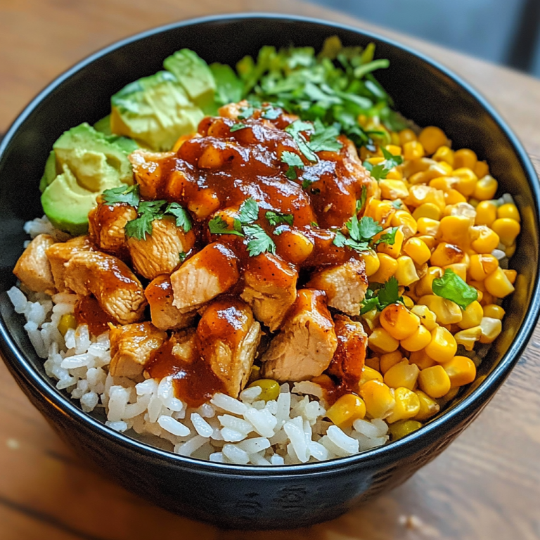 Street Corn Chicken Rice Bowl