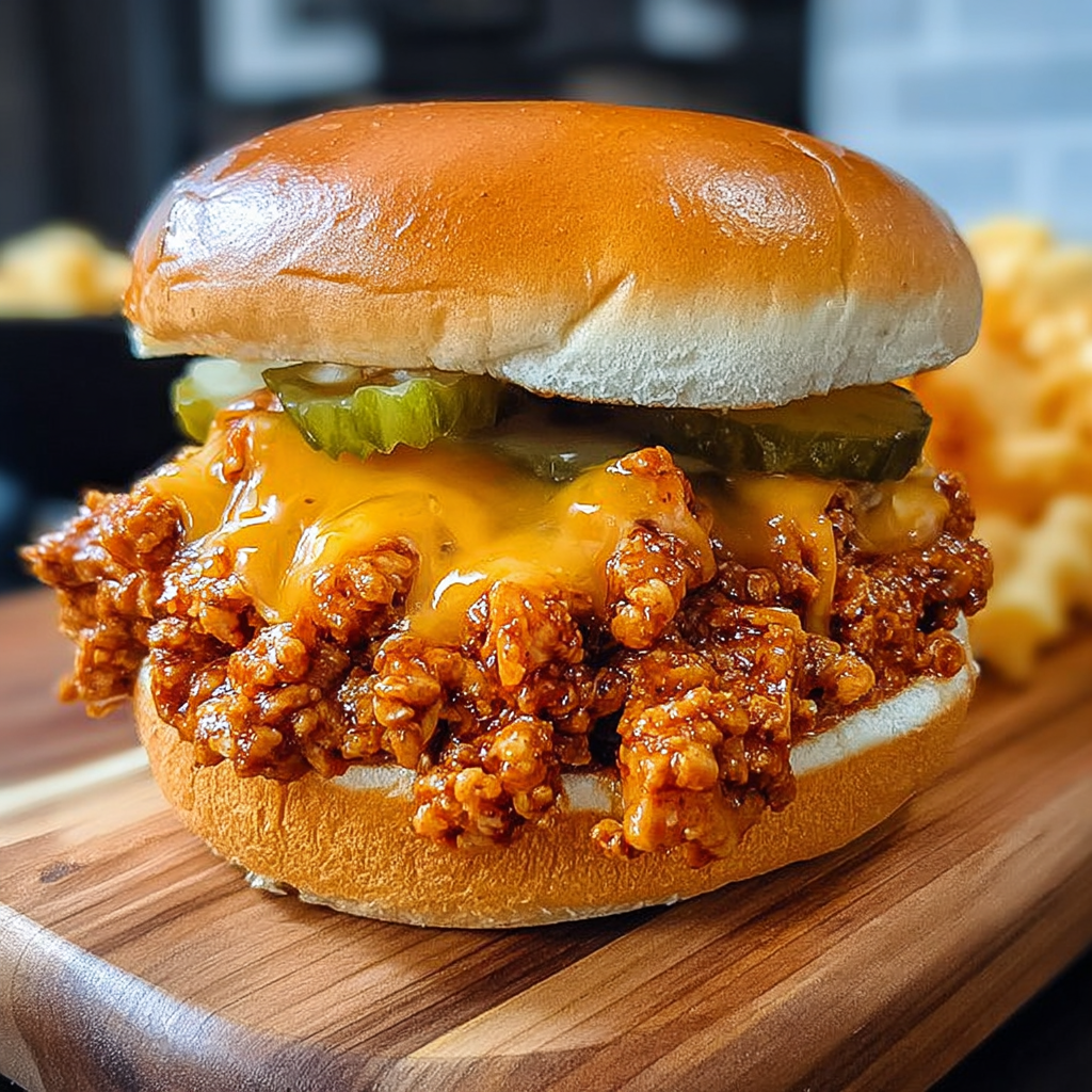 Cajun Chicken Sloppy Joes