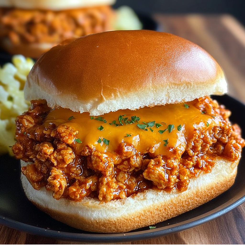 Cajun Chicken Sloppy Joes