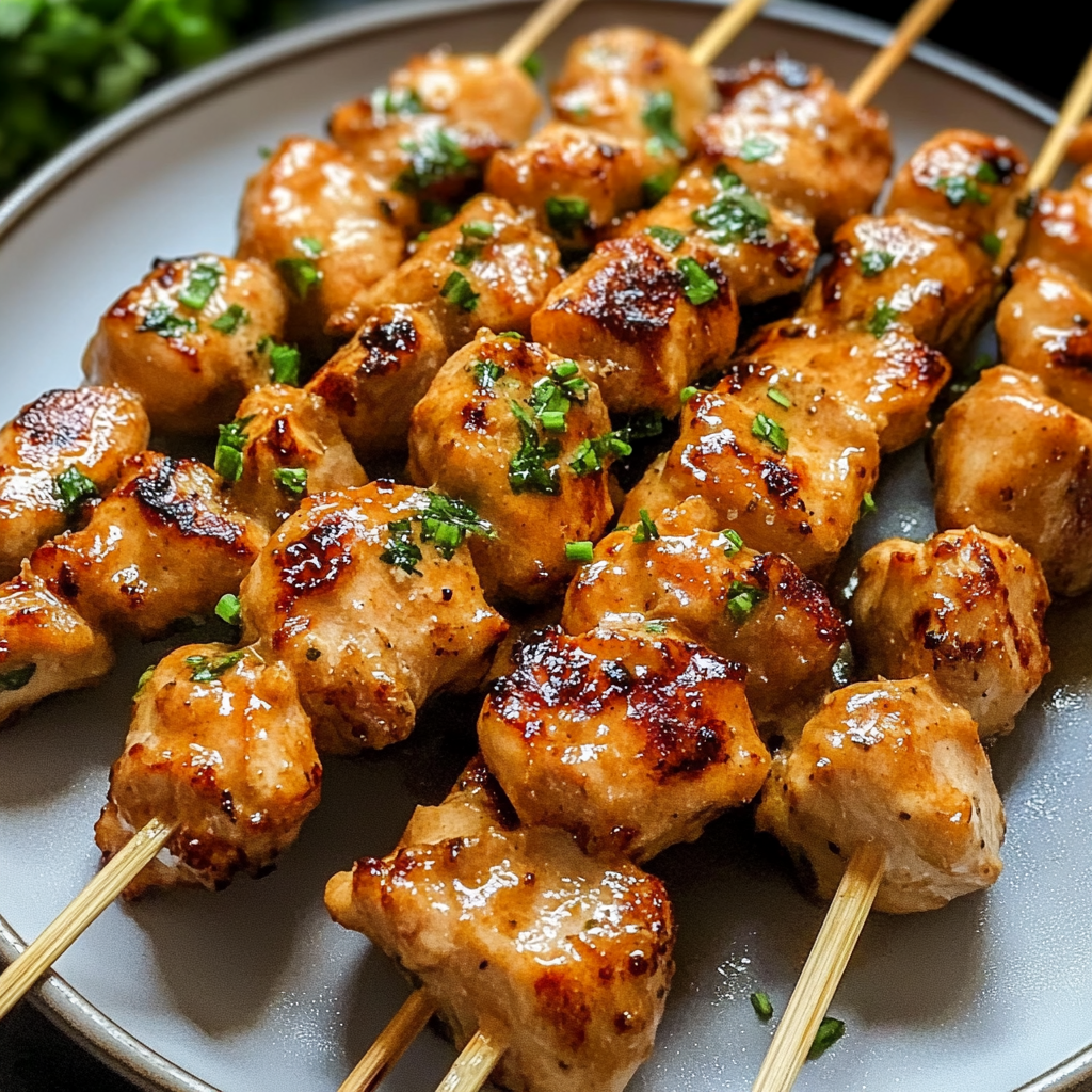 Bang Bang Chicken Skewers