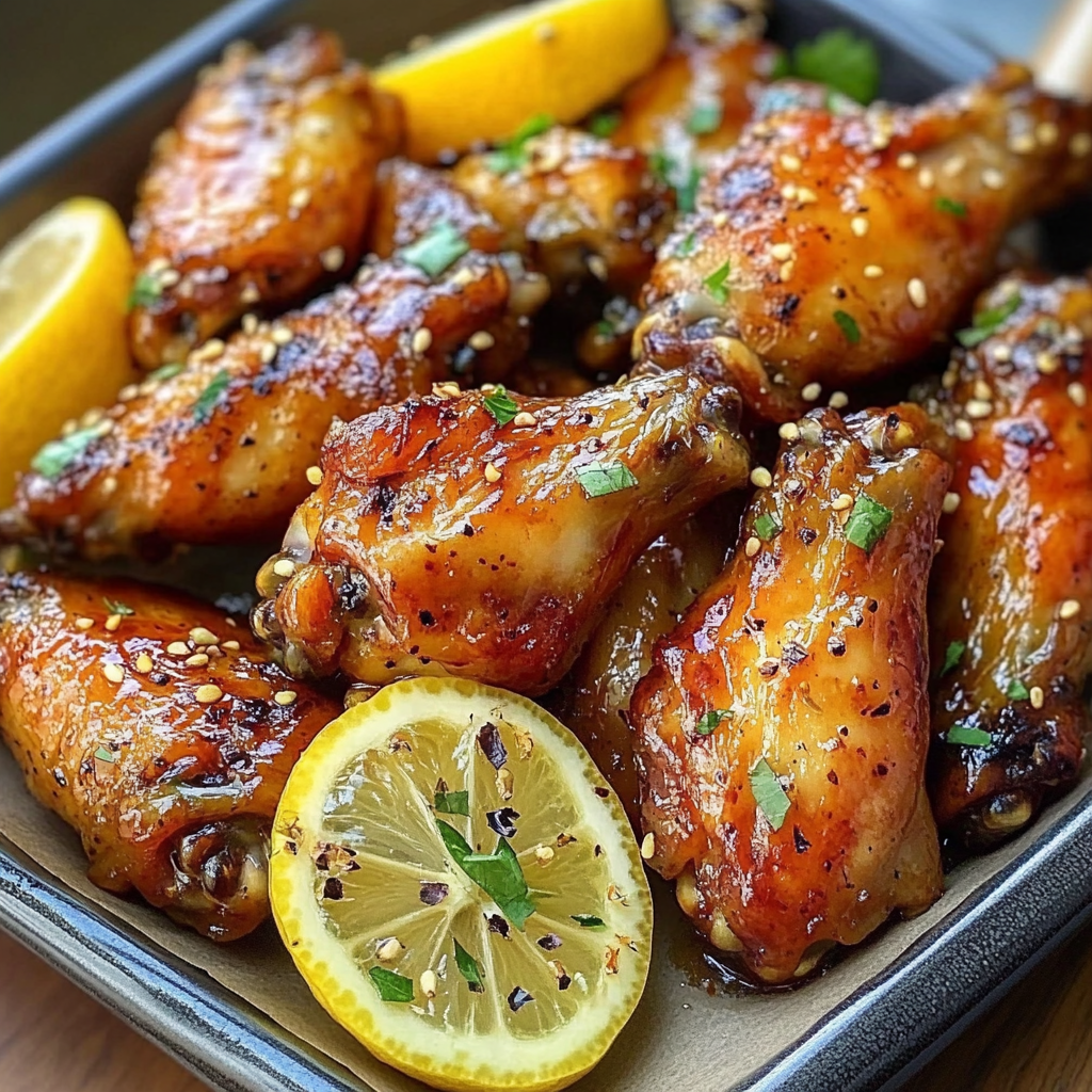 Honey Lemon Pepper Wings