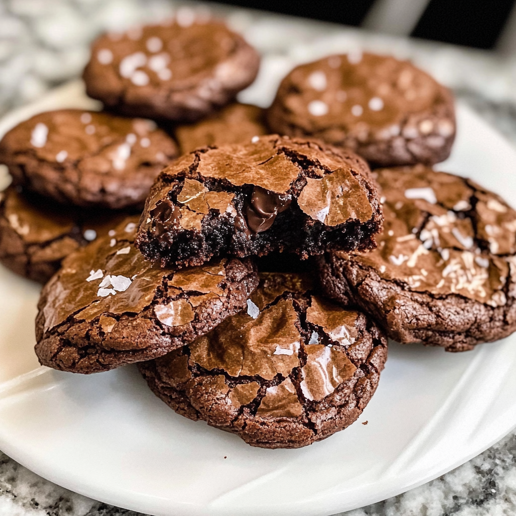 The Best Fudgy Chewy Brownie cookies