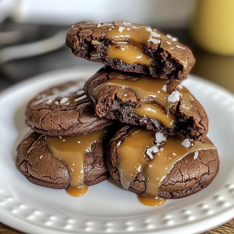 Salted Caramel Chocolate Cookies