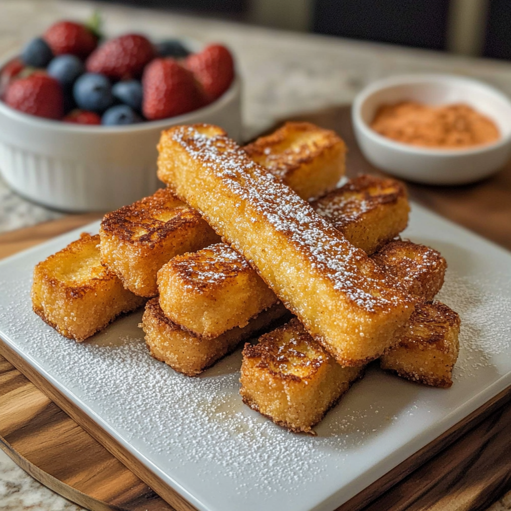 Crispy French Toast Sticks