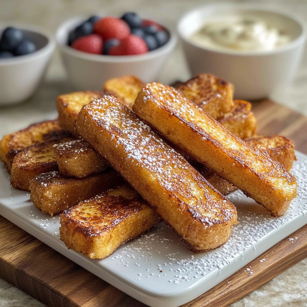 Easy Crispy French Toast Sticks