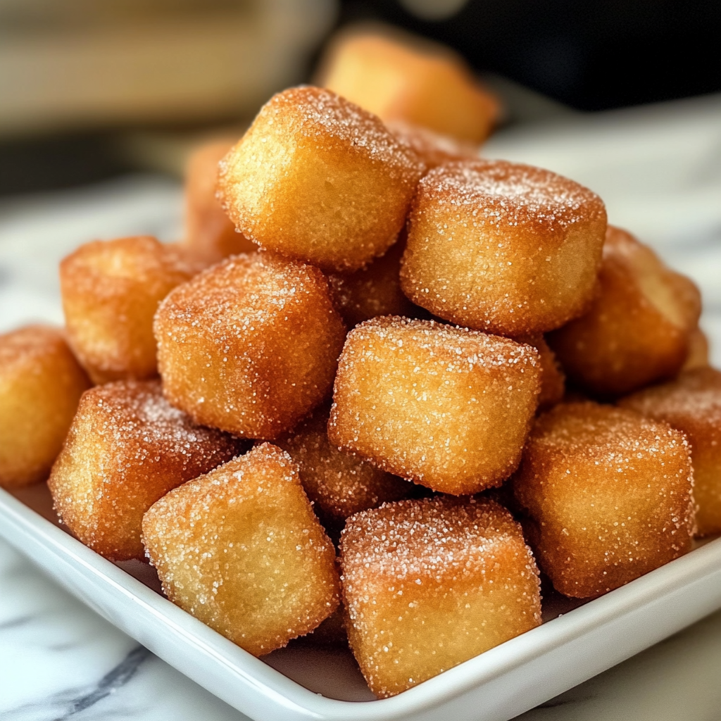 Fluffy Air Fryer Churro Bites