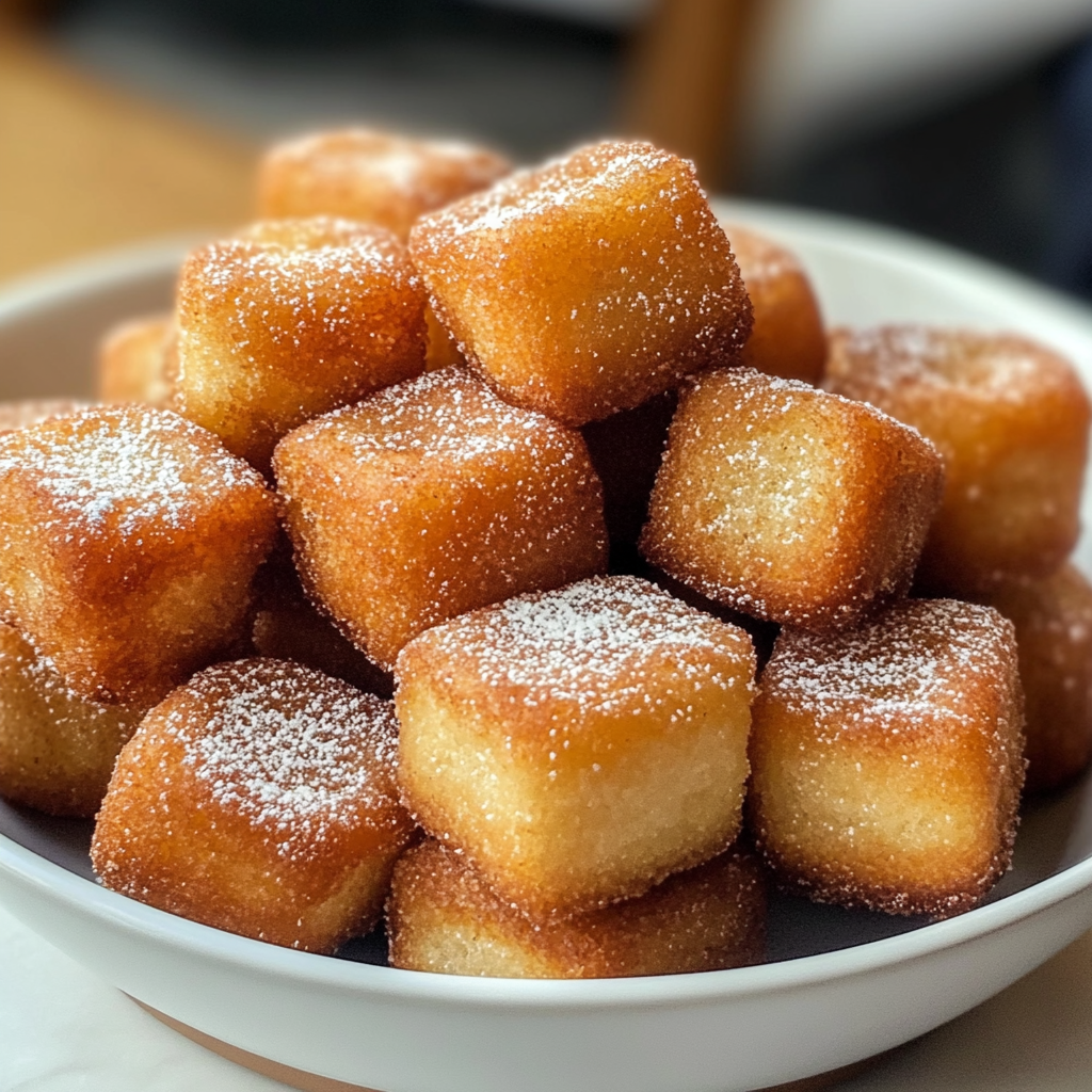 Fluffy Air Fryer Churro Bites