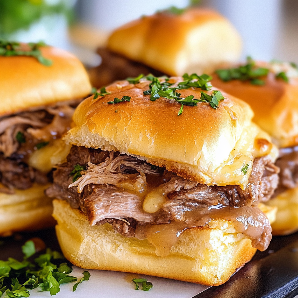 Easy French Dip Sliders