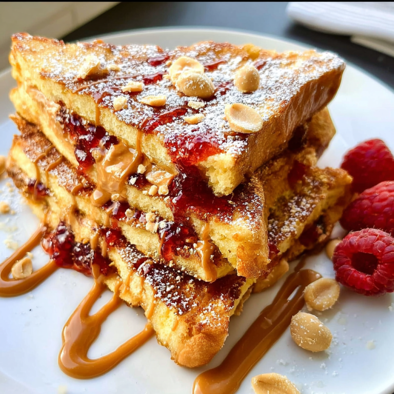 Easy Peanut Butter & Jelly French Toast