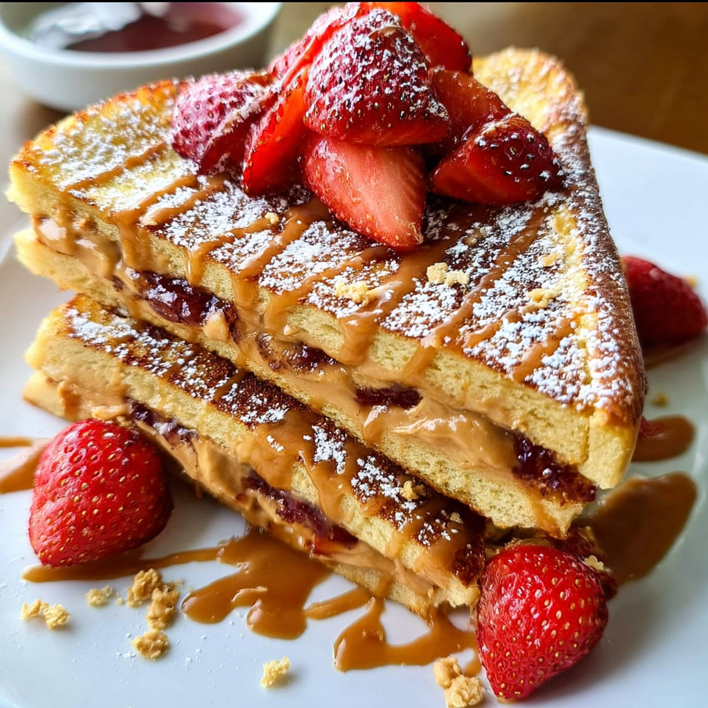 Easy Peanut Butter & Jelly French Toast