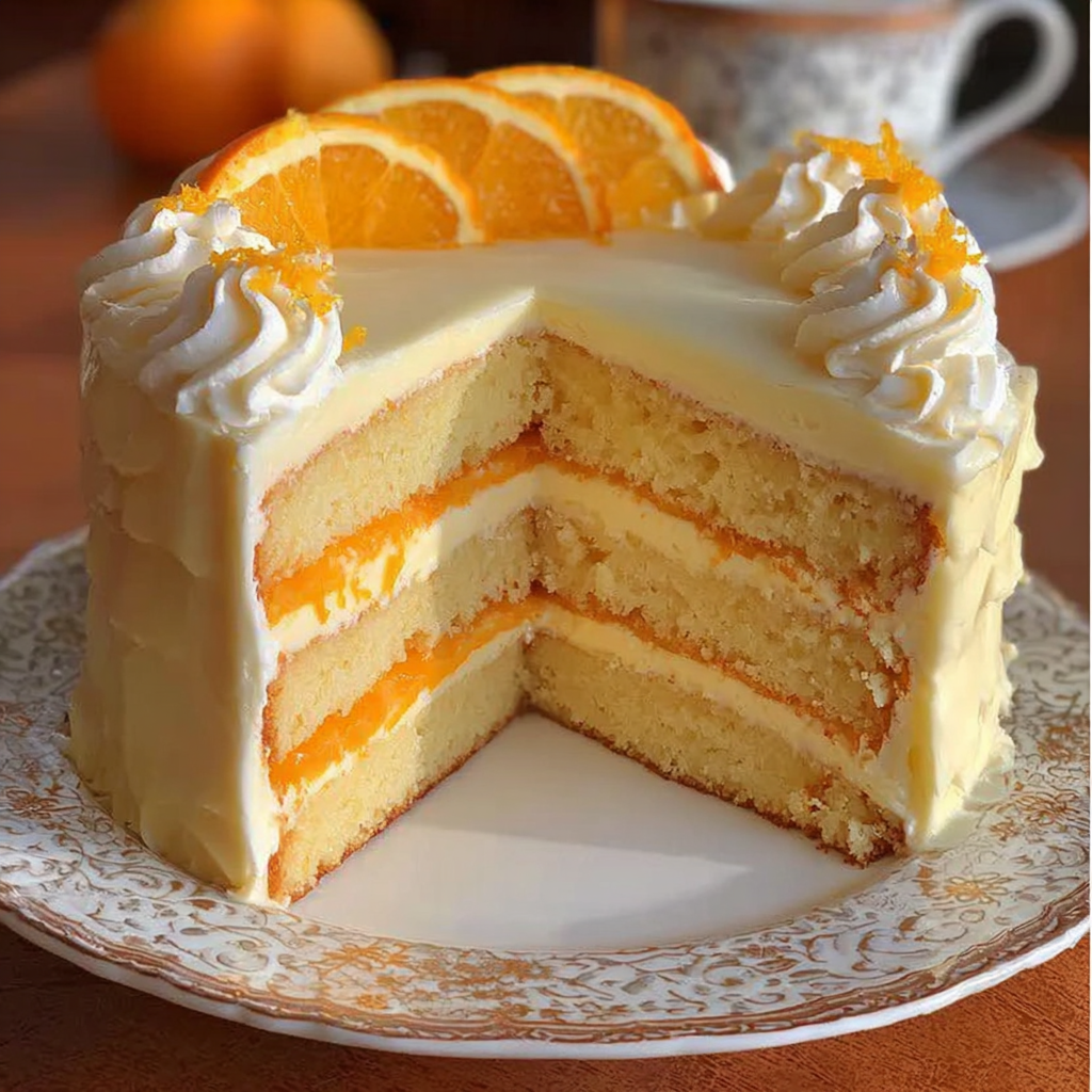 Orange Creamsicle Cake