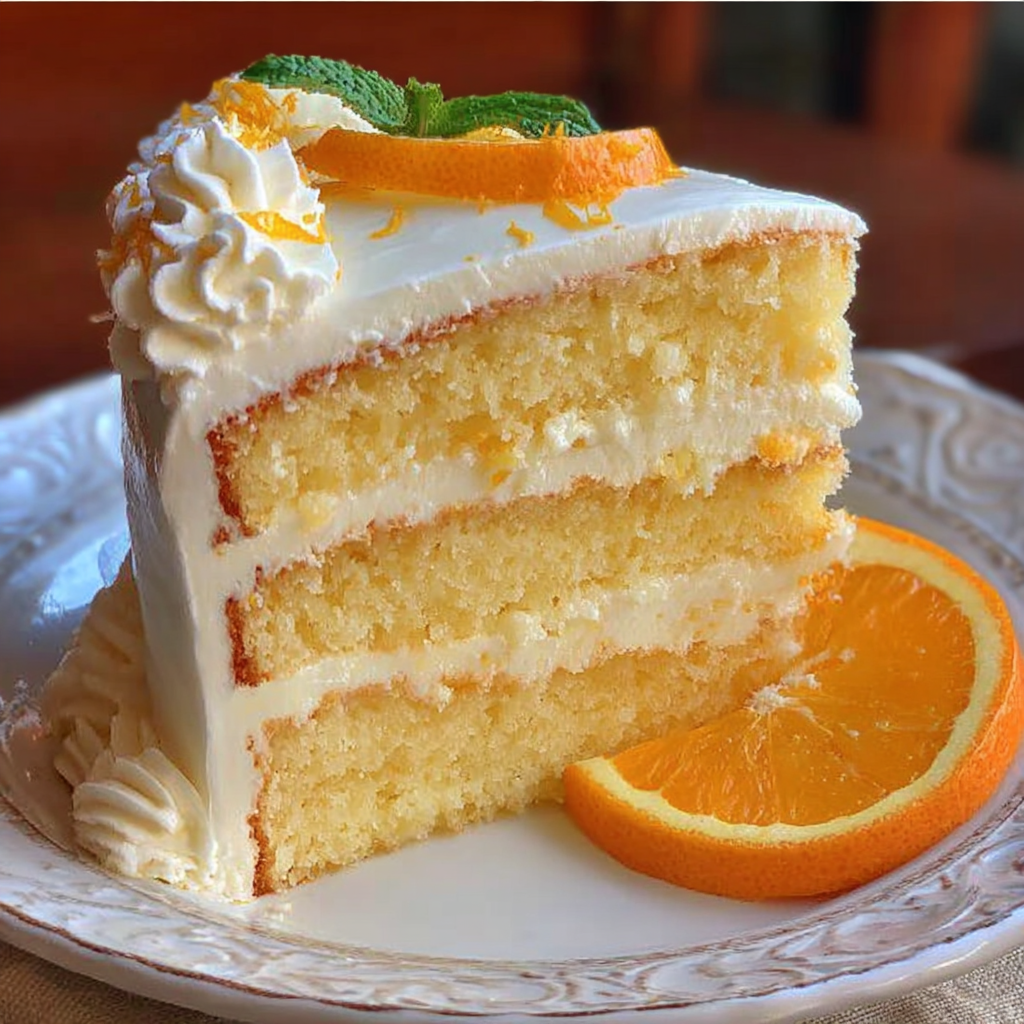 Orange Creamsicle Cake