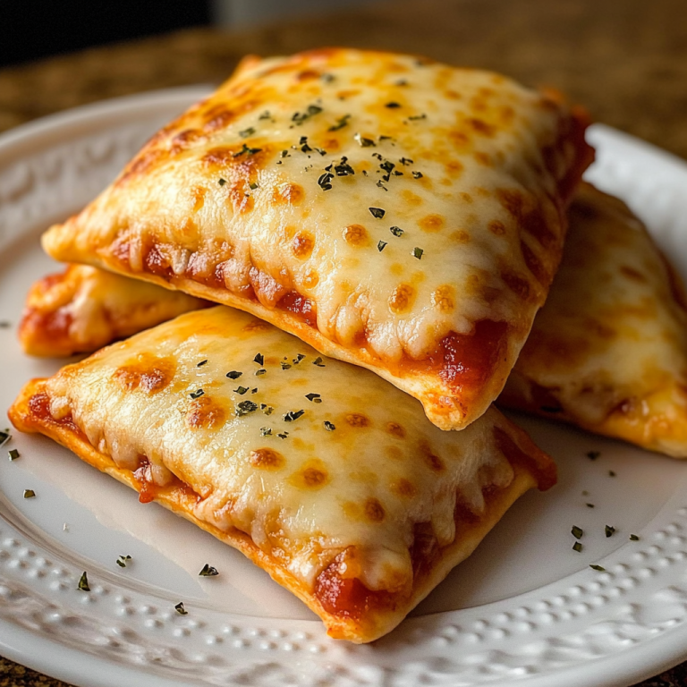Homemade Easy Cheesy Pizza Pockets