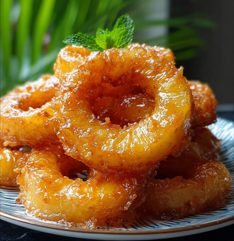 Fried Pineapple Rings