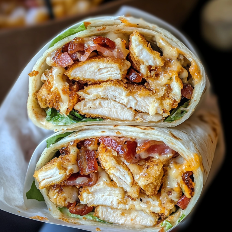 Crispy Chicken Bacon Ranch Wrap
