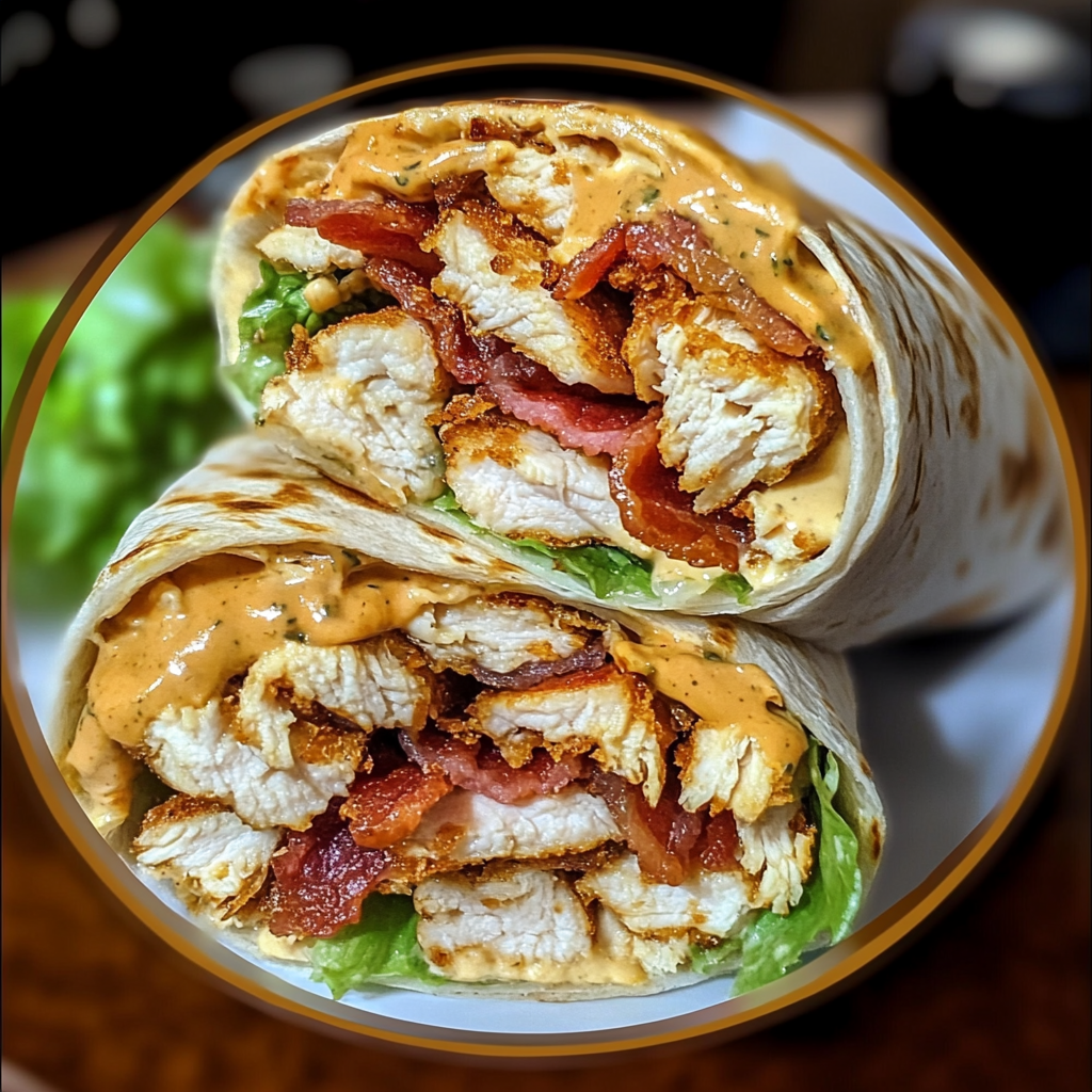 Crispy Chicken Bacon Ranch Wrap