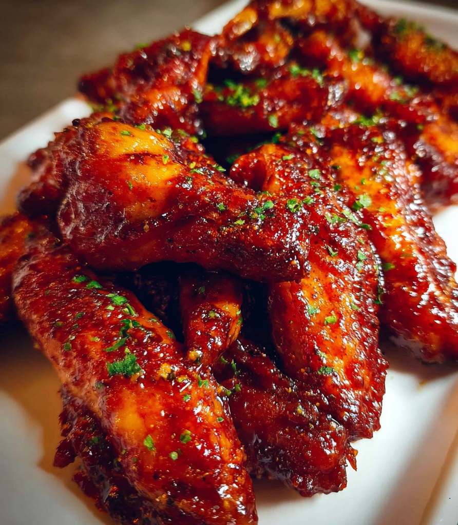 Strawberry Barbecue Hot Wings