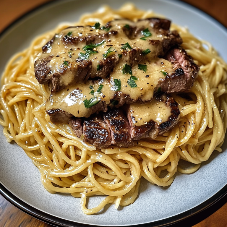 Garlic Butter Steak Lightning Noodles