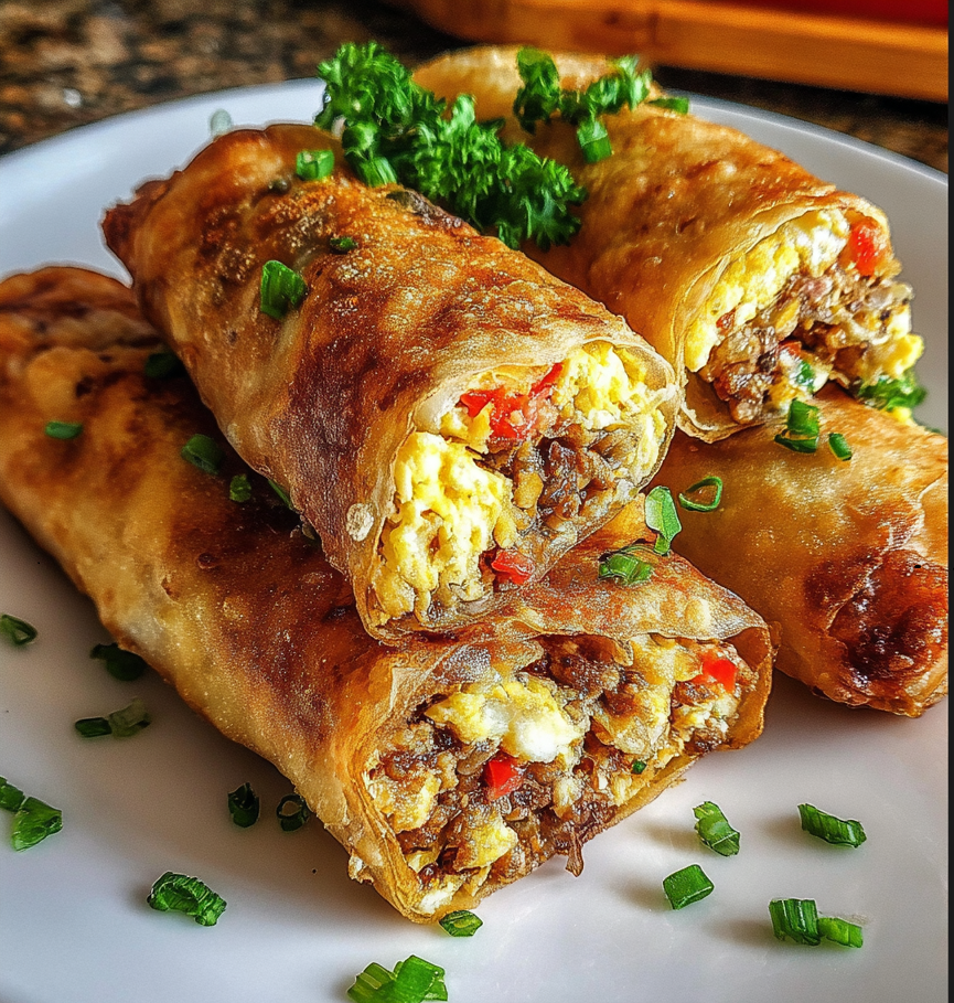 Breakfast Egg Rolls