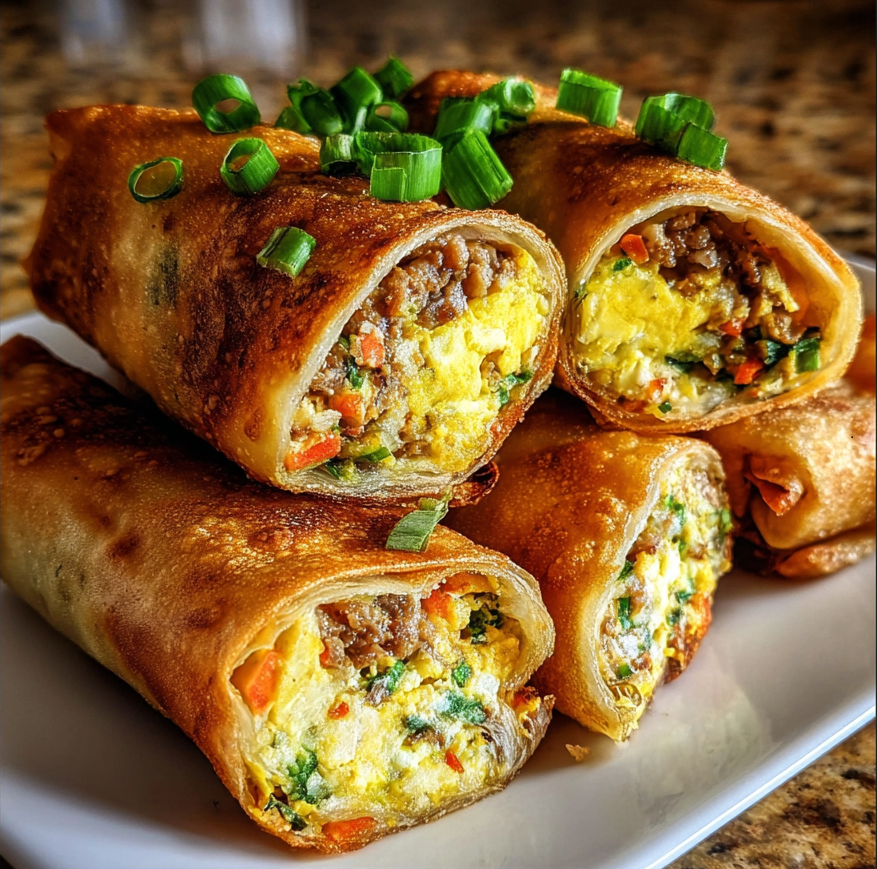 Breakfast Egg Rolls
