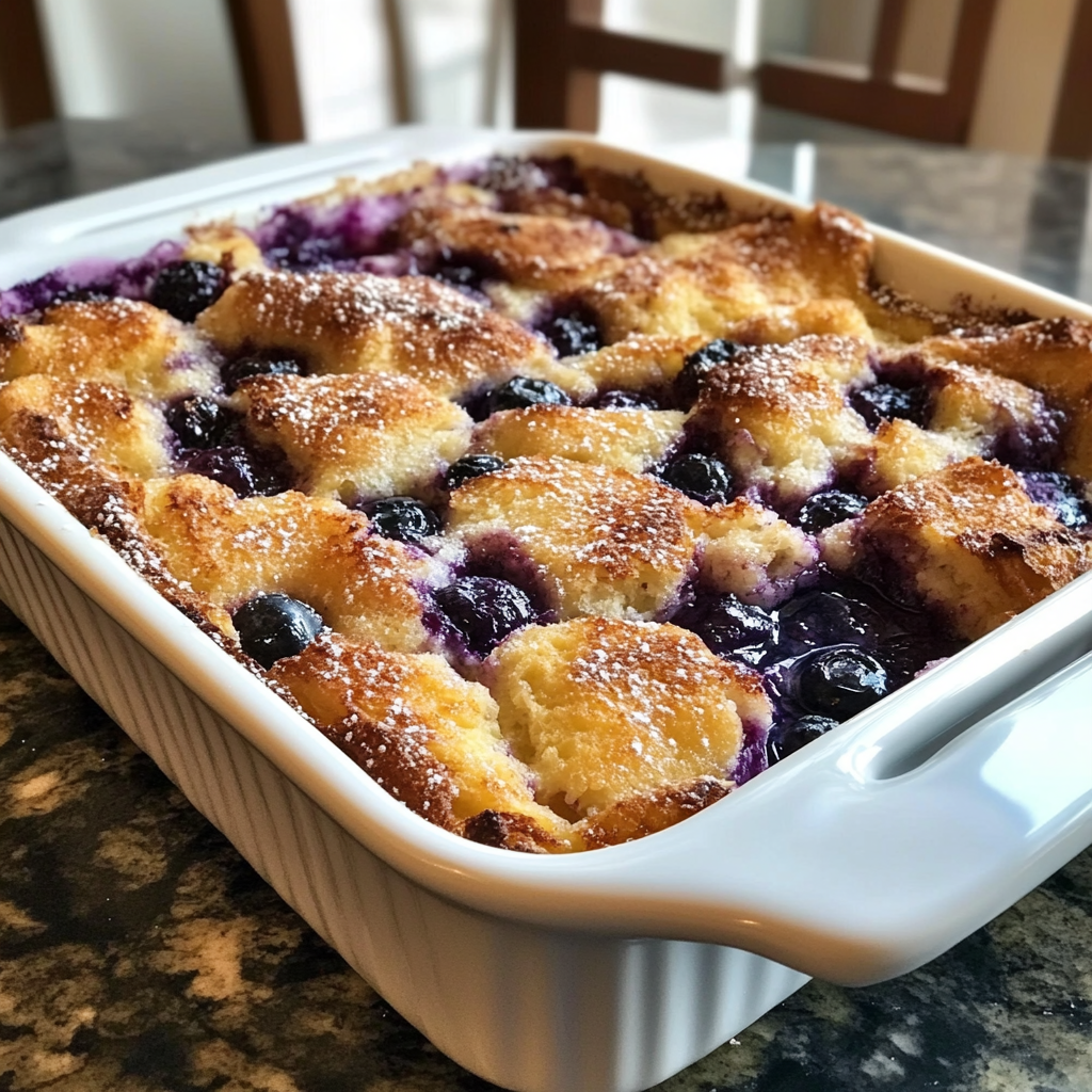 Best Blueberry French Toast Casserole