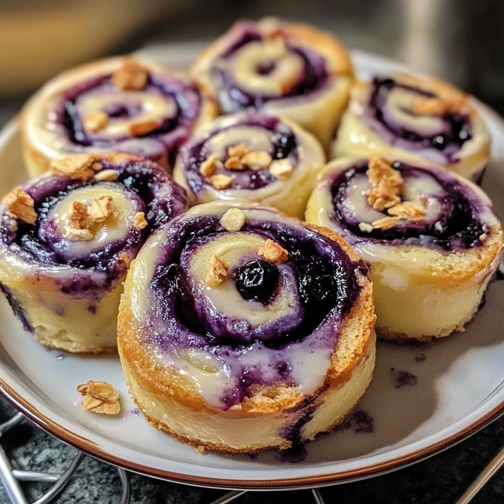 Blueberry Cheesecake Rolls