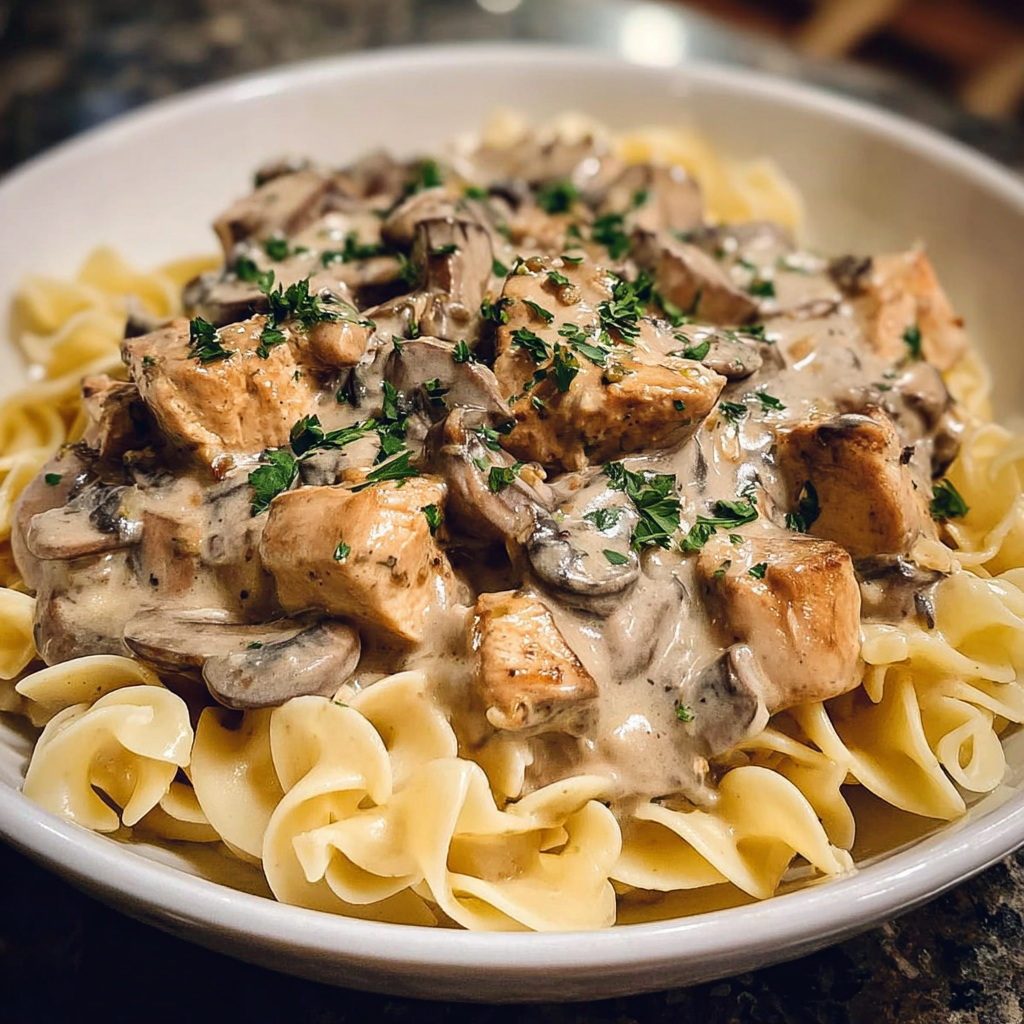 Easy Chicken Stroganoff