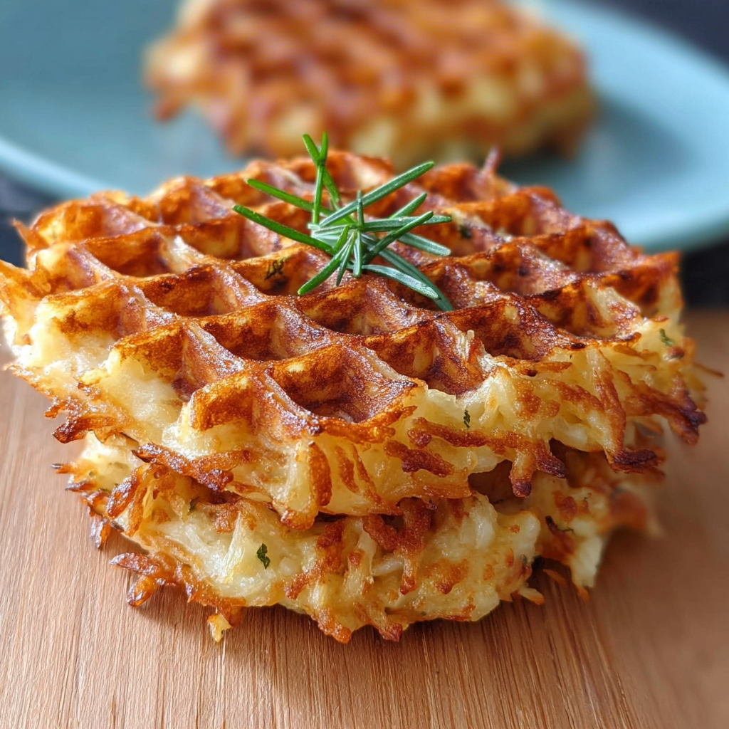 Savory Hashbrown Chaffle