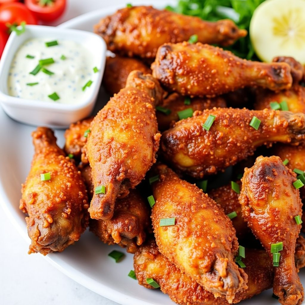 Crispy Dry Rub Chicken Wings